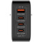 Зарядний пристрій COLORWAY Power Delivery GaN 3xUSB-C, 1xUSB-A, 100W Black (CW-CHS047PD-BK)