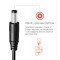 Кабель питания USB to DC COLORWAY 5.5х2.5mm 9V 1м Black (CW-CBUD066-BK)