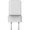 Зарядное устройство CANYON CU20AC GaN 1xUSB-A, 1xUSB-C, 20W White (CNS-CUW20AC)