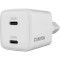 Зарядний пристрій CANYON CU35CC GaN 2xUSB-C, 35W White (CNS-CUW35CC)