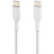 Кабель BELKIN Boost Up Charge Braided USB-C to USB-C 2м White (CAB004BT2MWH)