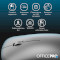 Мышь OFFICEPRO M225S Silent Click Wireless Silver