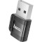 Адаптер HOCO UA31D USB Male to Type-C Female Black