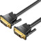 Кабель VENTION 2K 24+1 HD Cable DVI 2м Black (EAABH)