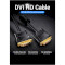 Кабель VENTION 2K 24+1 HD Cable DVI 2м Black (EAABH)