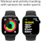 Смарт-годинник APPLE Watch Series 10 GPS 42mm Jet Black Aluminum Case with Black Sport Band S/M (MWWE3QH/A)