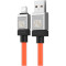 Кабель BASEUS CoolPlay Series Fast Charging Cable USB to iP 2.4A 1м Orange (CAKW000407)