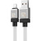 Кабель BASEUS CoolPlay Series Fast Charging Cable USB to iP 2.4A 2м White (CAKW000502)