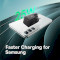 Зарядний пристрій BASEUS GaN5 Fast Charger Mini 1C 25W Cluster Black w/Type-C to Type-C cable (P10110909113-01)