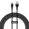 Кабель BASEUS Flash Series II For All USB-C Devices Charging Cable USB-A to USB-C 100W 2м Black (P10311804111-01)