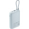 Повербанк XIAOMI Pocket Power Bank with Built-in Type-C Cable 10000mAh Ice Blue (BHR9073GL)