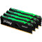 Модуль пам'яті KINGSTON FURY Beast RGB DDR4 3200MHz 64GB Kit 4x16GB (KF432C16BBAK4/64)