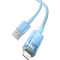 Кабель BASEUS Explorer Series Fast Charging Cable with Smart Temperature Control USB to iP 2.4A 1м Blue (CATS010003)