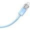 Кабель BASEUS Explorer Series Fast Charging Cable with Smart Temperature Control USB to iP 2.4A 1м Blue (CATS010003)