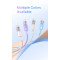 Кабель BASEUS Explorer Series Fast Charging Cable with Smart Temperature Control USB to iP 2.4A 1м Blue (CATS010003)