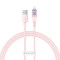 Кабель BASEUS Explorer Series Fast Charging Cable with Smart Temperature Control USB to iP 2.4A 1м Pink (CATS010004)