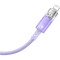 Кабель BASEUS Explorer Series Fast Charging Cable with Smart Temperature Control USB to iP 2.4A 1м Purple (CATS010005)