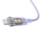 Кабель BASEUS Explorer Series Fast Charging Cable with Smart Temperature Control USB to iP 2.4A 1м Purple (CATS010005)