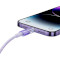 Кабель BASEUS Explorer Series Fast Charging Cable with Smart Temperature Control USB to iP 2.4A 1м Purple (CATS010005)