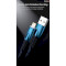 Кабель BASEUS Glimmer Series Fast Charging Data Cable USB to iP 2.4A 2м Black (CADH000301)