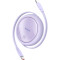 Кабель BASEUS Free2Draw Mini Retractable Charging Cable Type-C to Type-C PD3.0 100W 1м Nebula Purple (P10364500511-00)