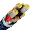 Кабель BASEUS Glimmer Series Fast Charging Data Cable Type-C to Type-C 100W 1м Blue (CADH000703)