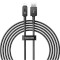 Кабель BASEUS Unbreakable Series Fast Charging Data Cable USB to Lightning 2.4A 2м Cluster Black (P10355802111-01)