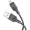 Кабель HOCO X101 Assistant USB-A to Micro-USB 1м Black