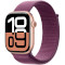 Смарт-годинник APPLE Watch Series 10 GPS 46mm Rose Gold Aluminum Case with Plum Sport Loop (MWWV3QH/A)