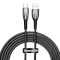 Кабель BASEUS Glimmer Series Fast Charging Data Cable USB to Type-C 100W 2м Black (CADH000501)