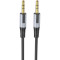 Кабель BOROFONE BL19 Creator AUX Audio Cable mini-jack 3.5mm 1м Black (6941991108310)