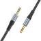 Кабель HOCO UPA26 Fresh AUX Audio Cable mini-jack 3.5mm 1м Black (6942007608800)