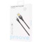 Кабель PROOVE Double Way Silicone USB to Type-C 2.4A 1м Black