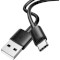 Кабель USAMS SJ708 YD USB to Type-C 3A Fast Charging Data Cable 1м Black (SJ708USB01)