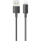 Кабель USAMS SJ709 YD USB to Lightning 2.4A Fast Charging Data Cable 1м Black (SJ709USB01)