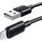 Кабель USAMS SJ709 YD USB to Lightning 2.4A Fast Charging Data Cable 1м Black (SJ709USB01)