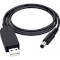 Кабель живлення USB to DC 5.5*2.1mm 9V 1м