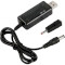 Кабель живлення USB to DC 5.5*2.1mm 9V/12V + 3.5*1.35mm Adapter 1м