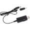 Кабель живлення USB to DC 5.5*2.1mm 9V/12V + 3.5*1.35mm Adapter 1м