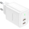 Зарядний пристрій BOROFONE BN9 Reacher 2xUSB-C, PD35W White