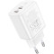 Зарядний пристрій BOROFONE BN9 Reacher 2xUSB-C, PD35W White