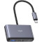 USB-хаб USAMS US-SJ627 1xUSB3.0, 2xUSB2.0, 1xUSB-C PD60W