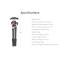 Монопод-трипод ULANZI MT-20 Professional Carbon Fiber Tripod Monopod (UV-2255)