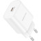 Зарядний пристрій BOROFONE BA82A Platinum 1xUSB-C, PD25W, QC3.0 White