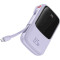 Повербанк BASEUS Qpow Pro Digital Display Fast Charge Power Bank 22.5W Type-C Edition 10000mAh Purple (PPQD020105)