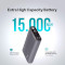 Повербанк TTEC ReCharger Pro LCD 15000mAh Space Gray (2BB216UG)