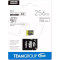 Карта пам'яті TEAM microSDXC Pro+ 256GB UHS-I U3 V30 A2 Class 10 + SD-adapter (TPPMSDX256GIA2V3003)