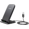 Бездротовий зарядний пристрій CHOETECH T555-F Fast Wireless Charging Stand Black