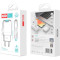 Зарядний пристрій XO L78 2xUSB-A, 2.4A White w/Micro-USB cable (L78-M-WH)