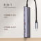 USB-хаб UGREEN CM473 4-in-1 USB-C Hub (15395)